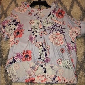 Candies Women’s Medium Flower Blouse